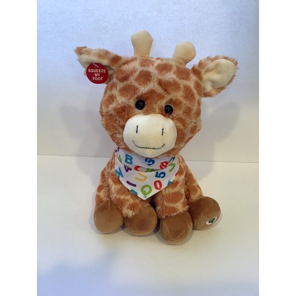 Cuddle Barn Alphabet Song Singing Animated Plush Giraffe Baby Learning Aid Works - Picture 2 of 9